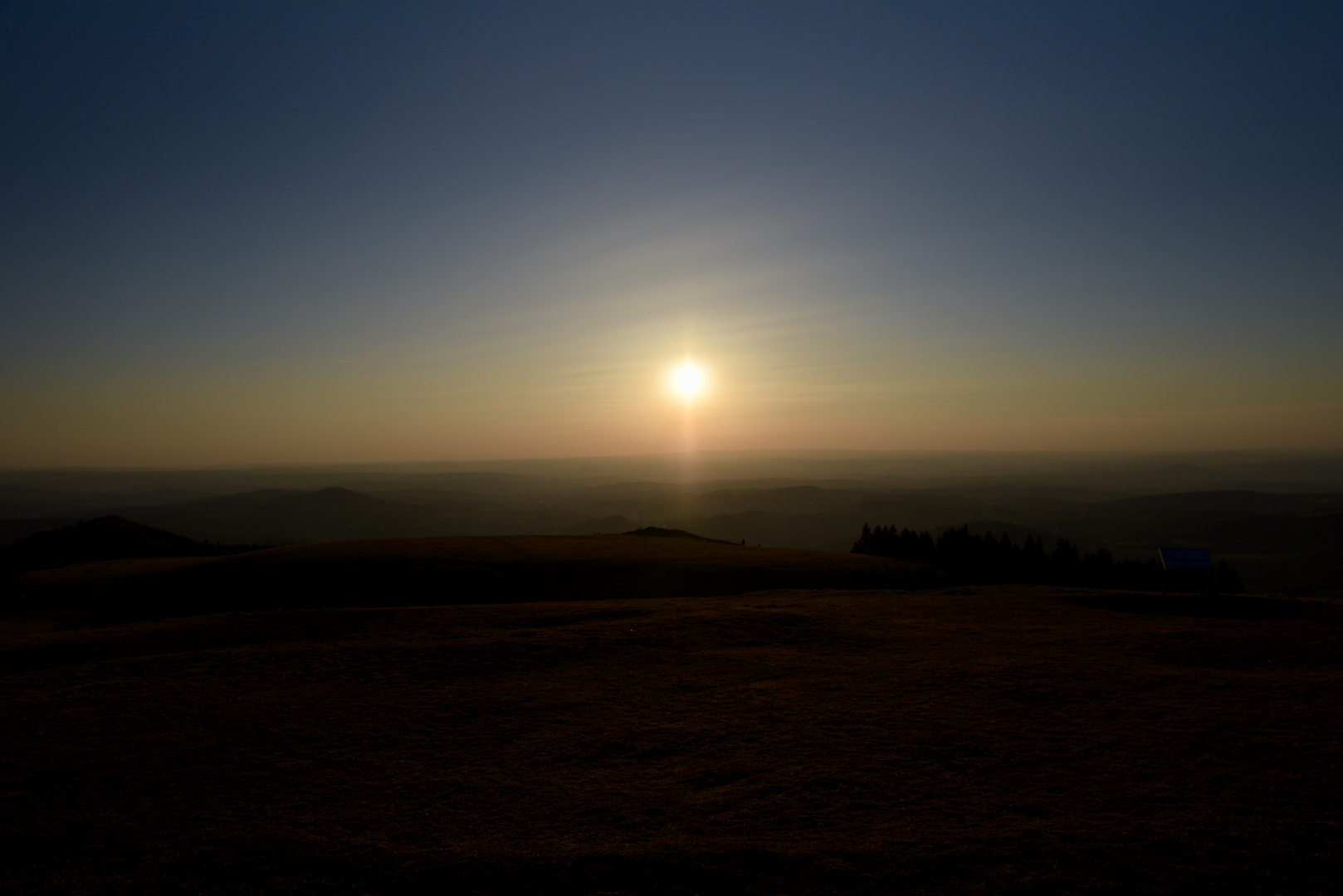 Blick von der Wasserkuppe 924Hm