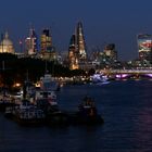 Blick von der Waterloo-Bridge