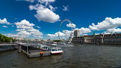 Blick von der Westminster Bridge 