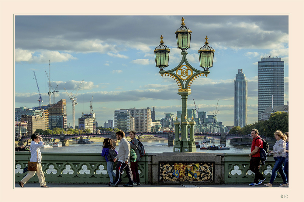 BLICK VON DER WESTMINSTER BRIDGE