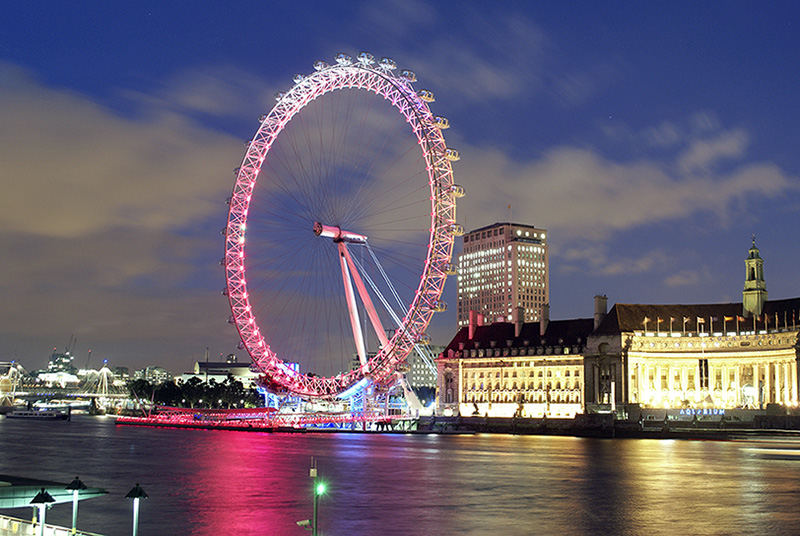 Blick von der Westminster-Bridge