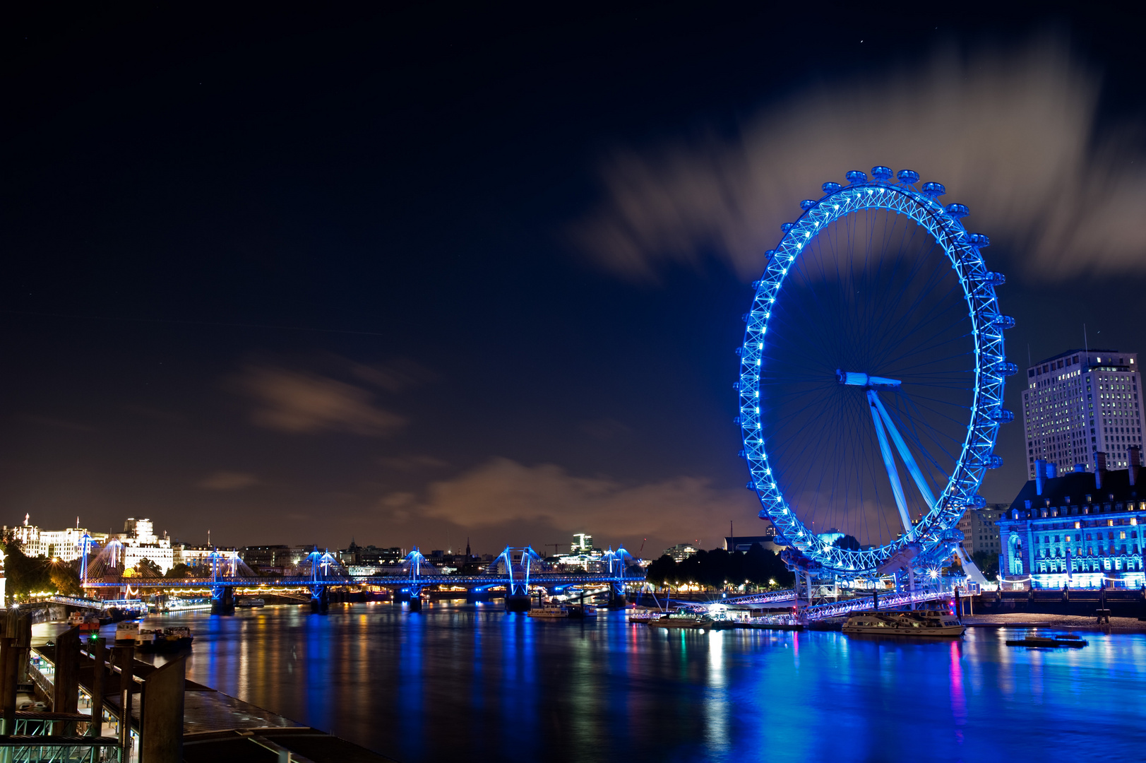 Blick von der Westminster Bridge