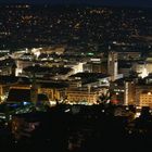 Blick von der Wieland-Wagner-Höhe auf das Rathaus und Umgebung