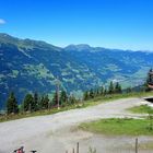 Blick von der Wiesenalm ins Zillertal