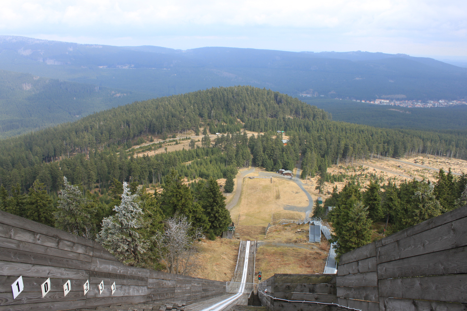 Blick von der Wurmbergschanze / Braunlage (Harz)