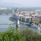 Blick von der Zitadelle auf Budapest