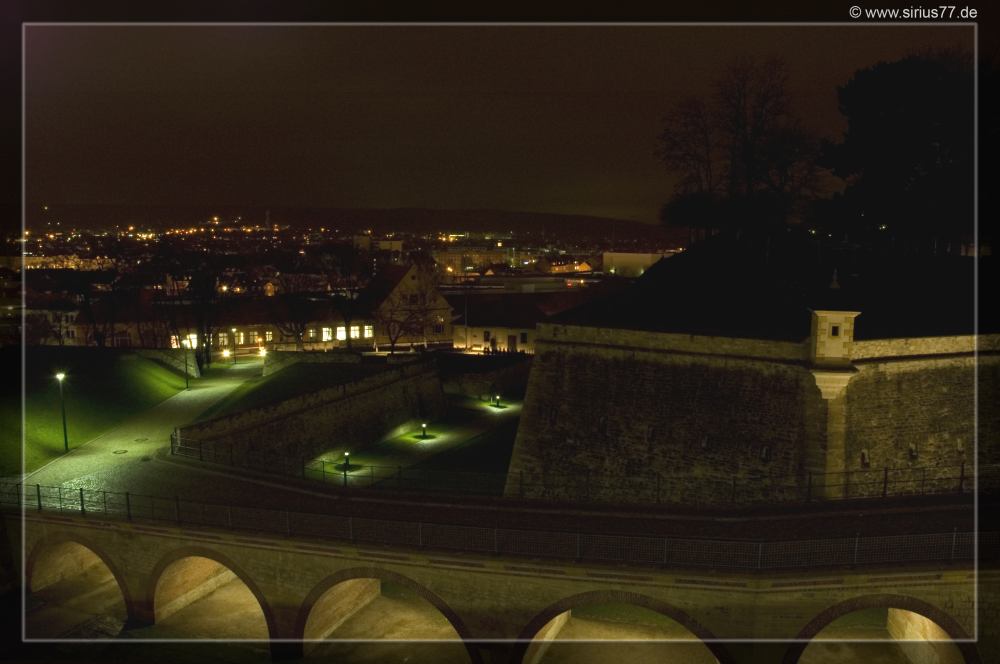 Blick von der Zitadelle in Erfurt