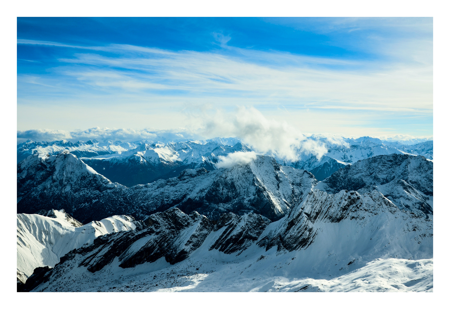 Blick von der Zugspitze