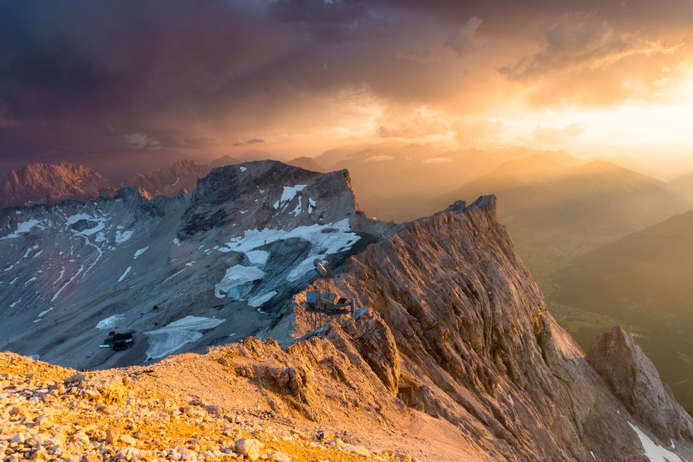 Blick von der Zugspitze