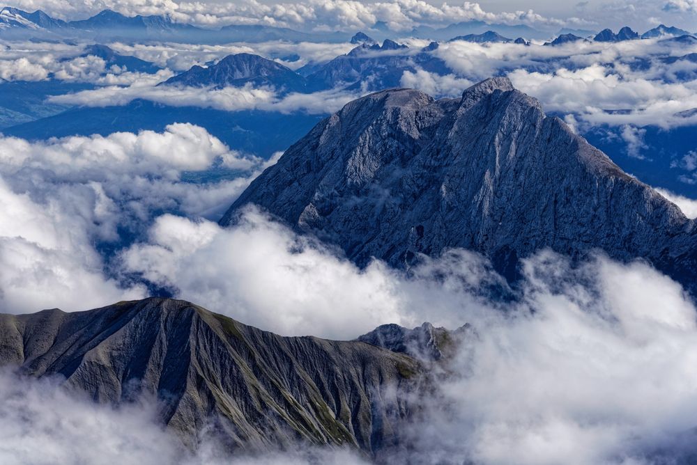 Blick von der Zugspitze