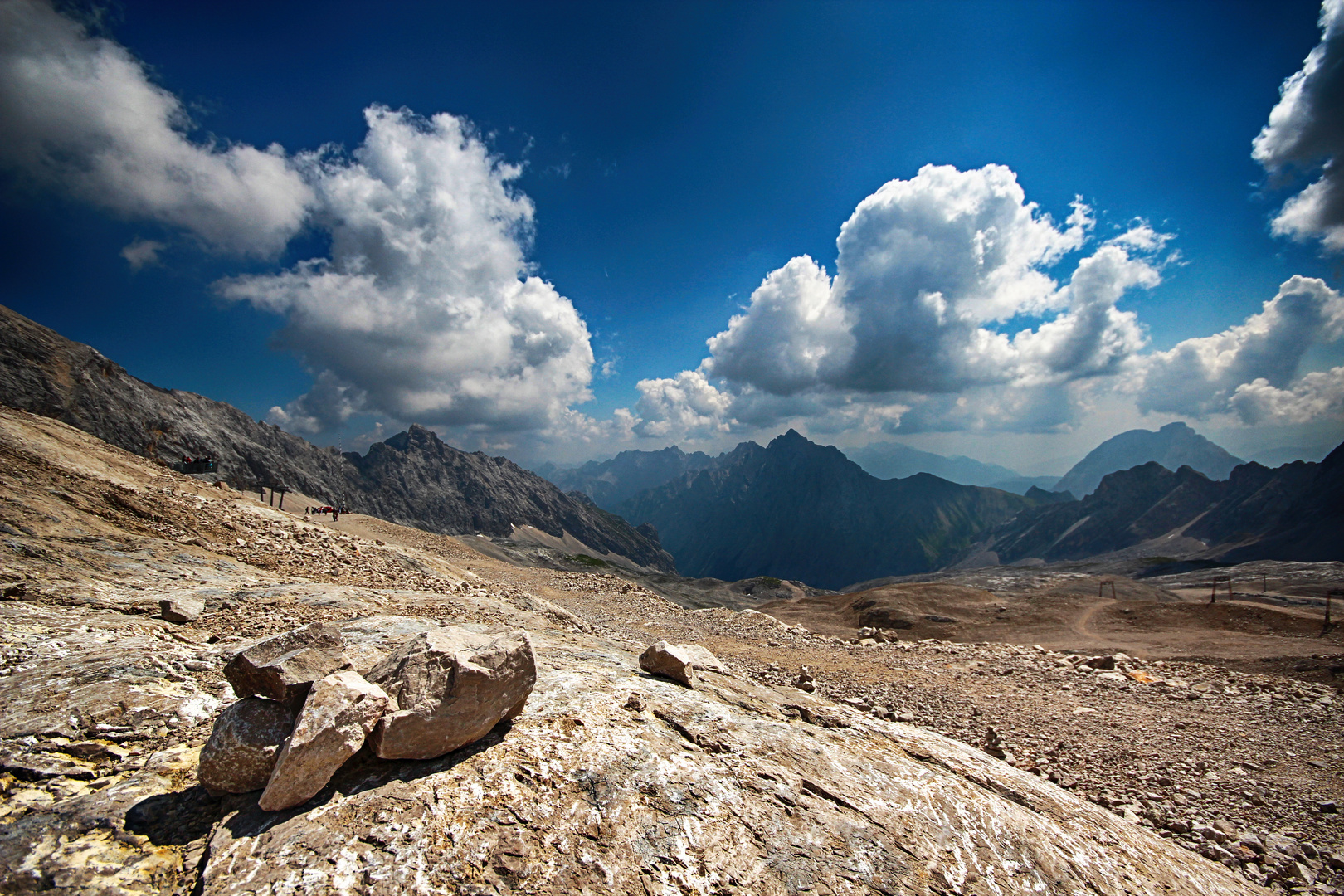 Blick von der Zugspitze