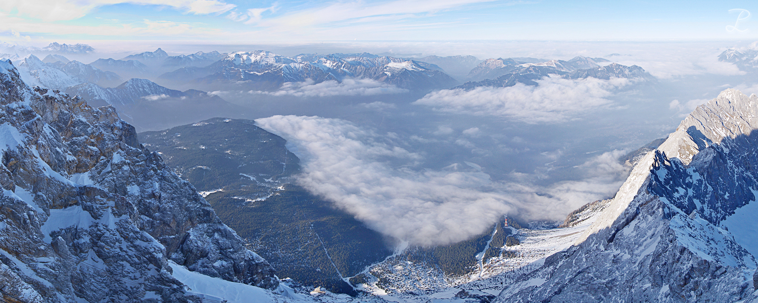 Blick von der Zugspitze 2