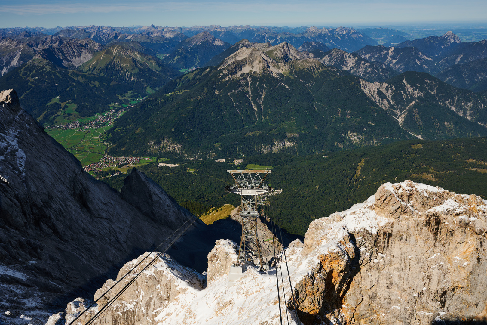 Blick von der Zugspitze