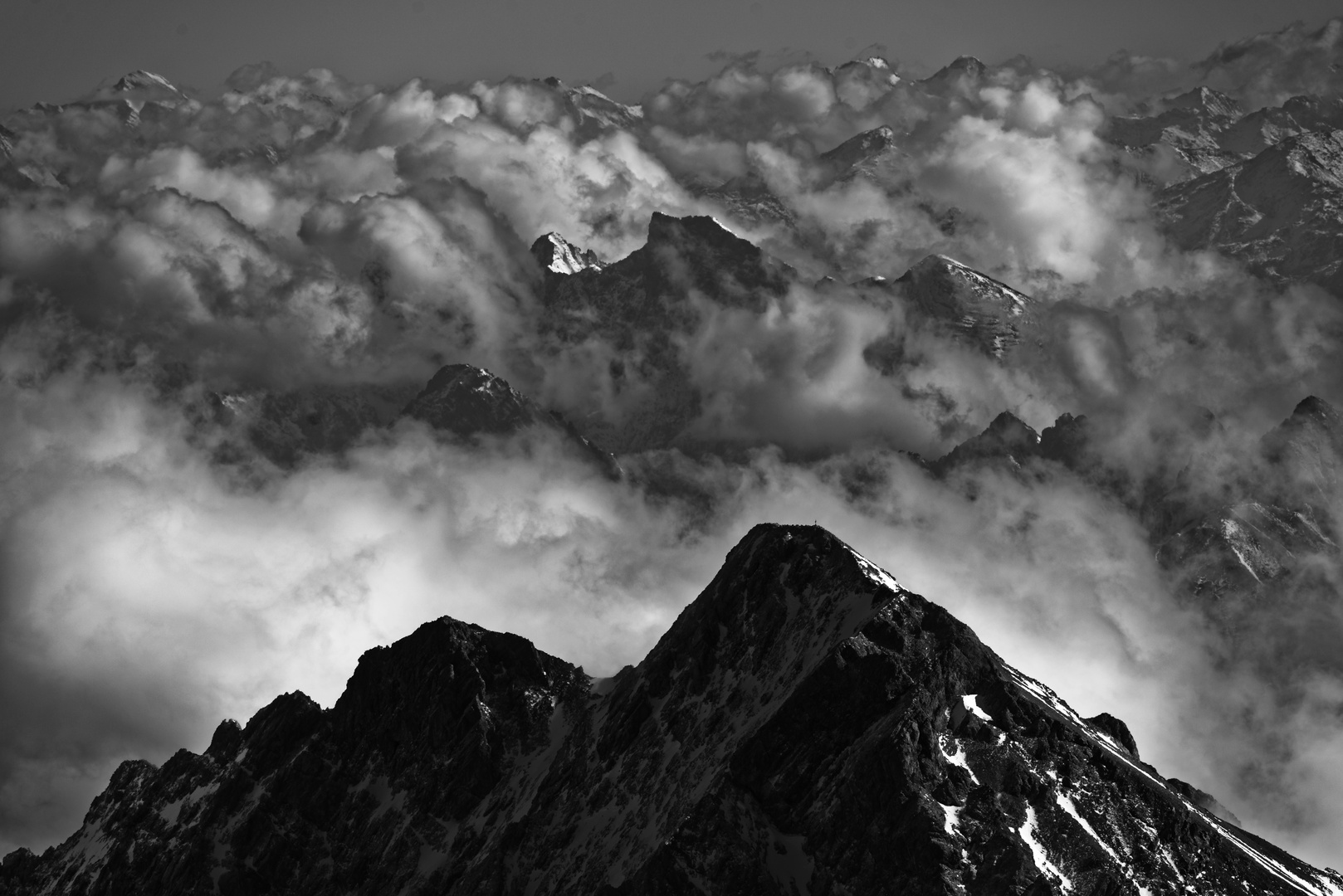 Blick von der Zugspitze