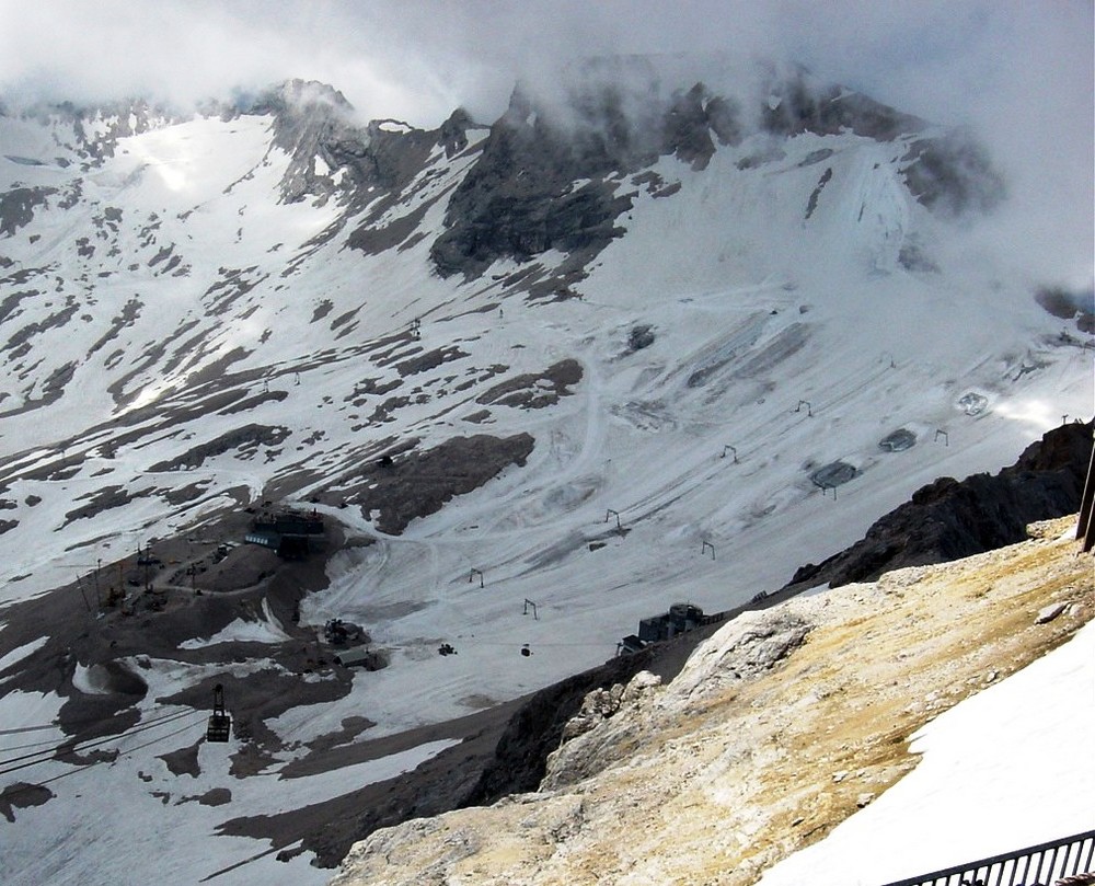 Blick von der Zugspitze