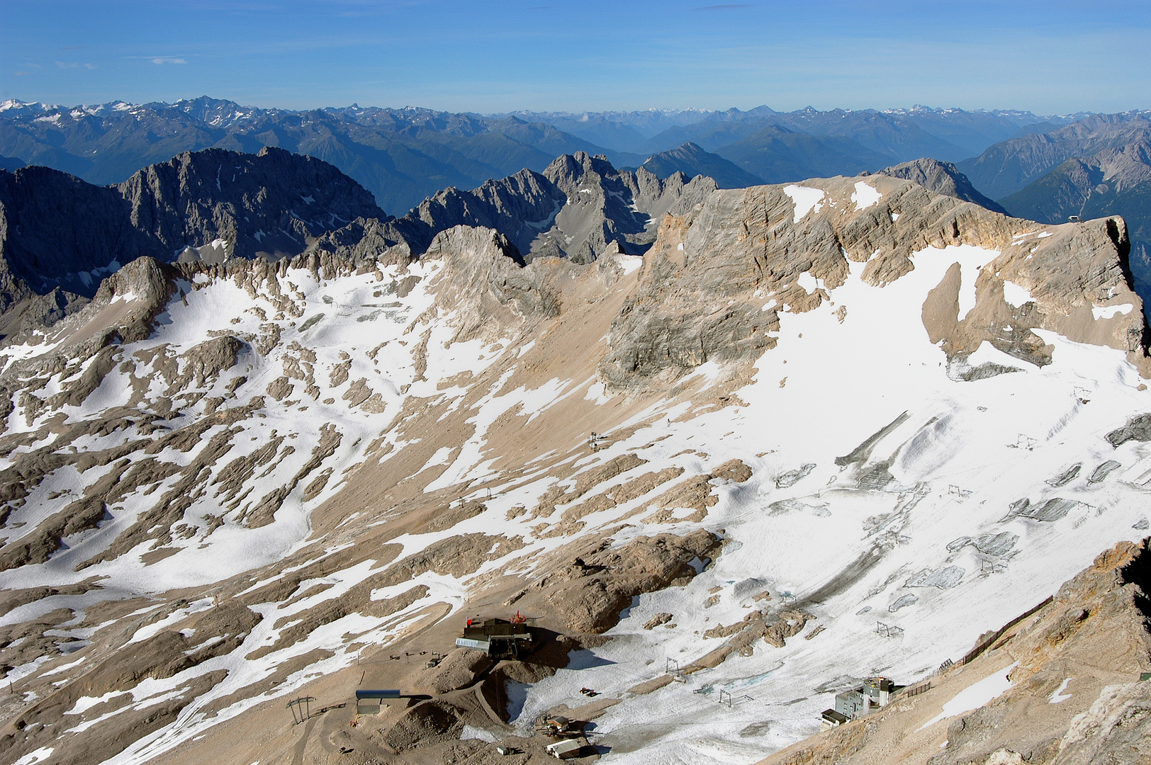 Blick von der Zugspitze