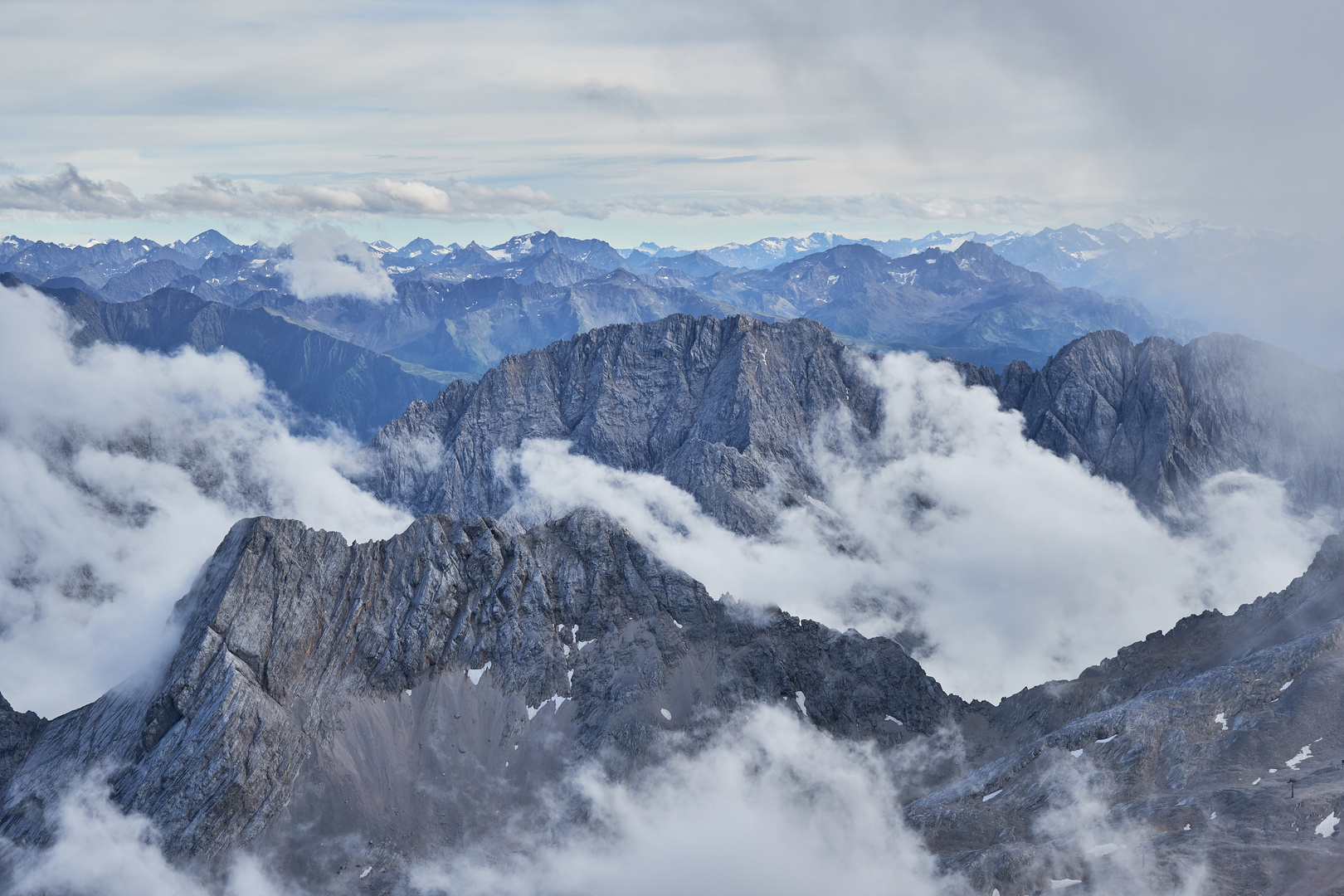 Blick von der Zugspitze