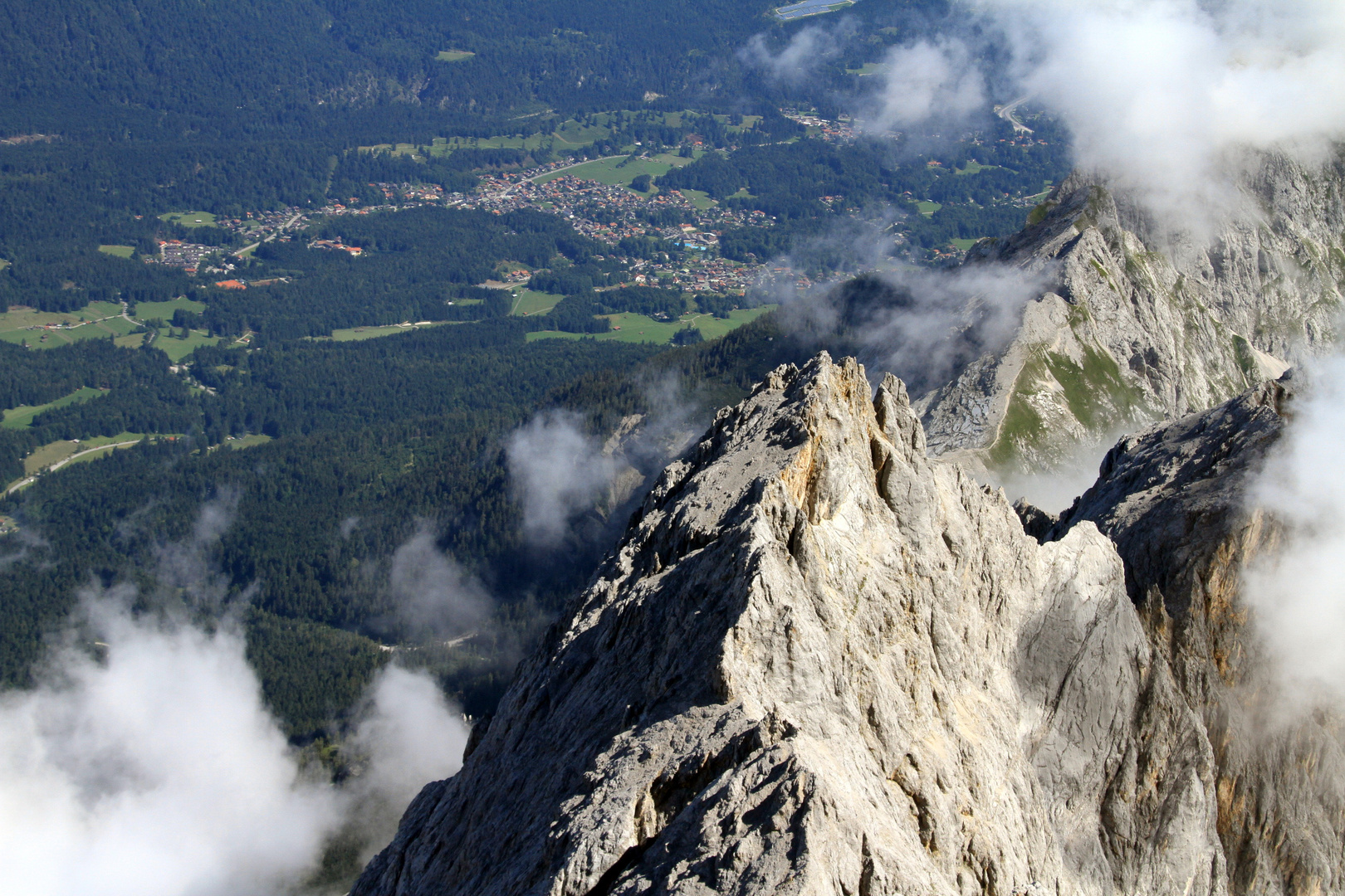 Blick von der Zugspitze 