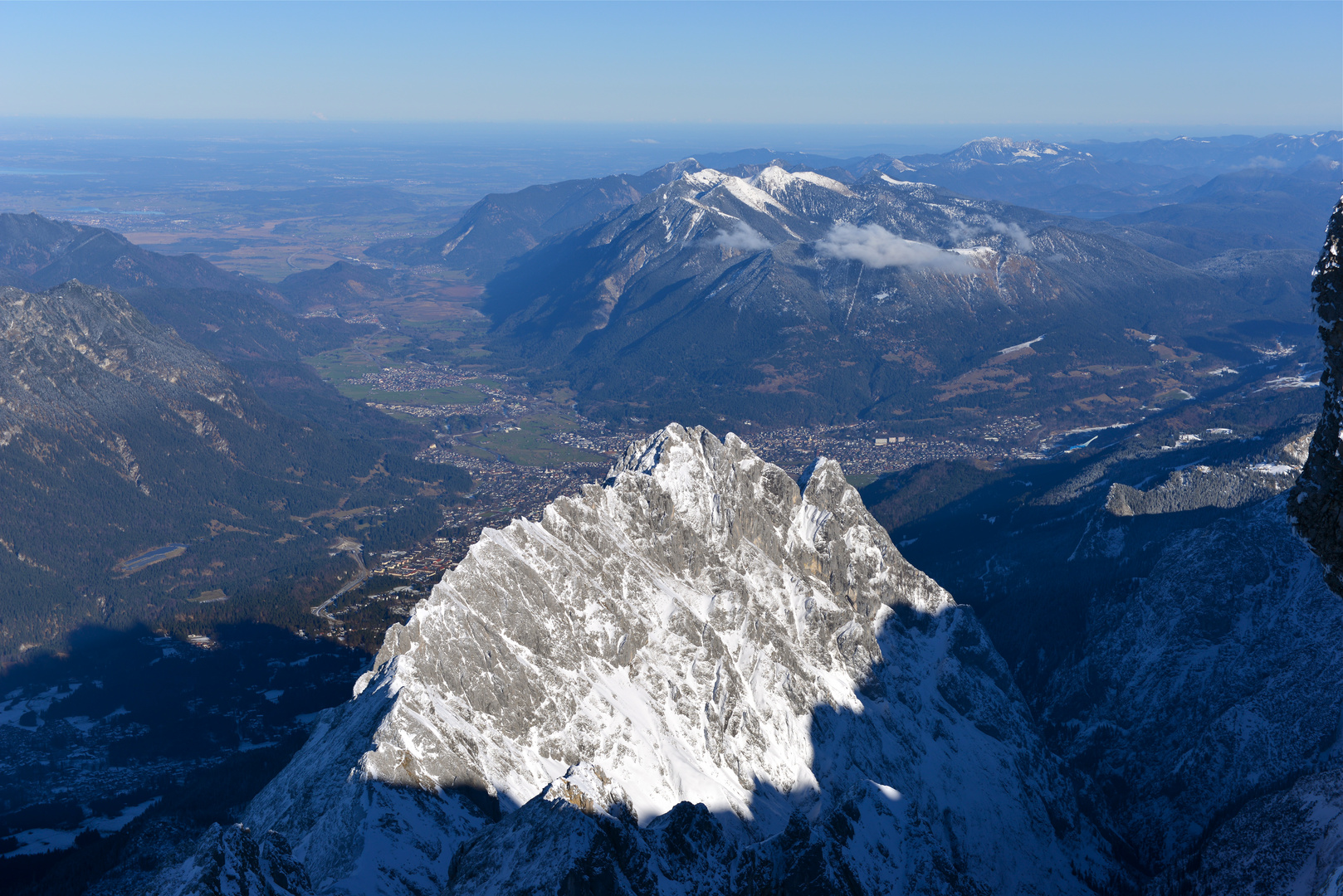 Blick von der Zugspitze