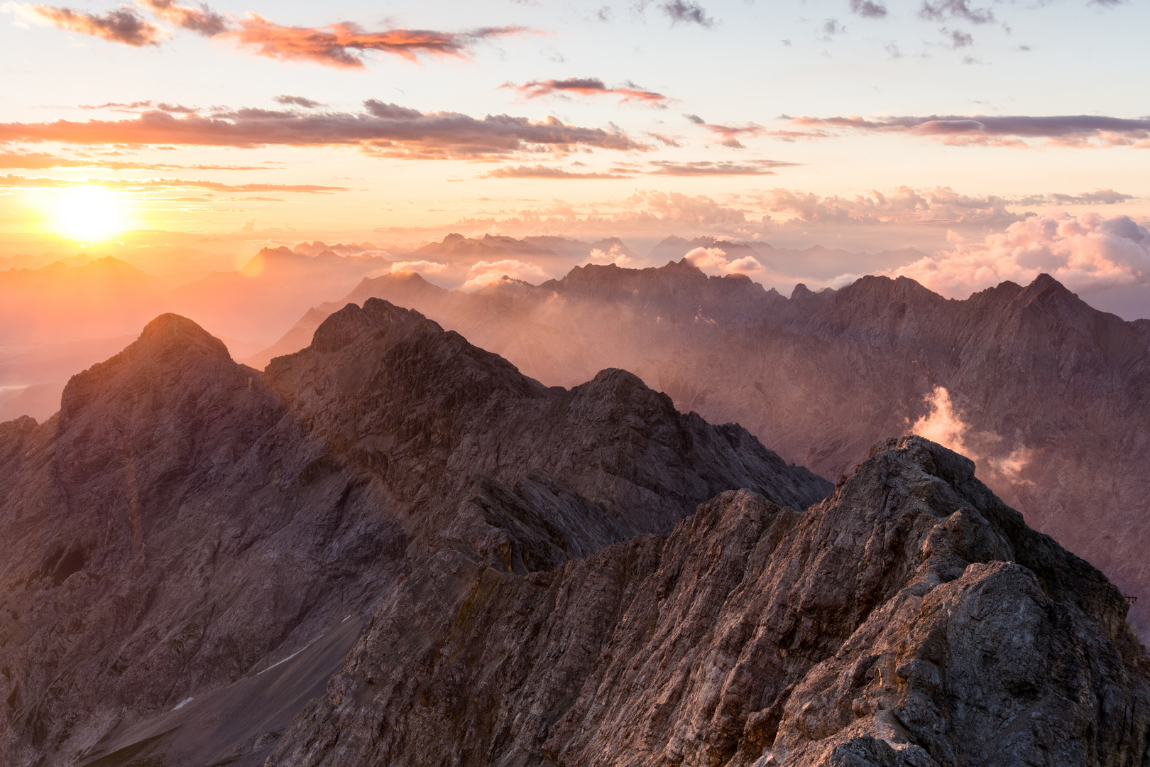 Blick von der Zugspitze