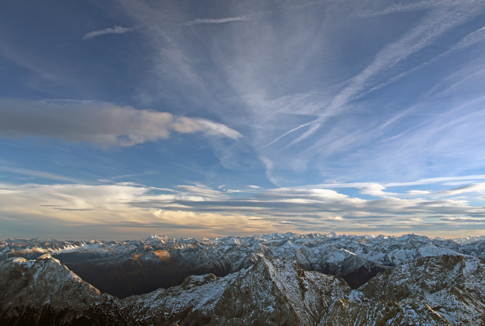 Blick von der Zugspitze 