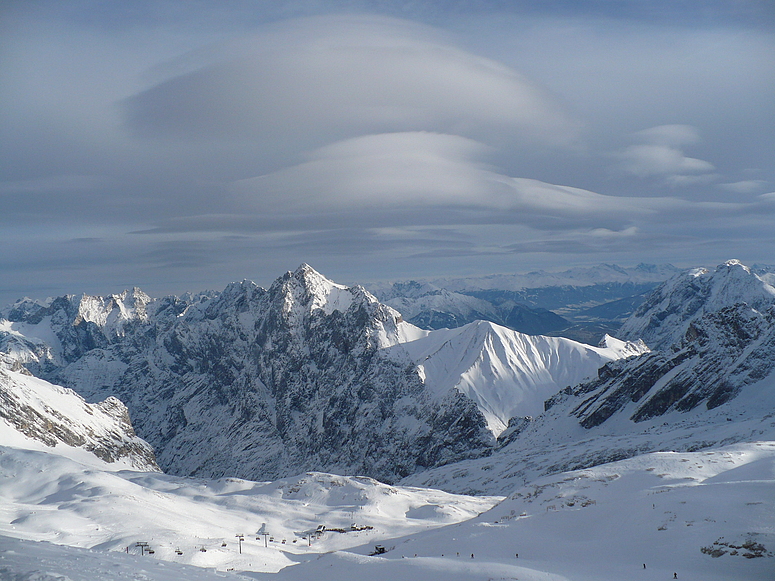 Blick von der Zugspitze