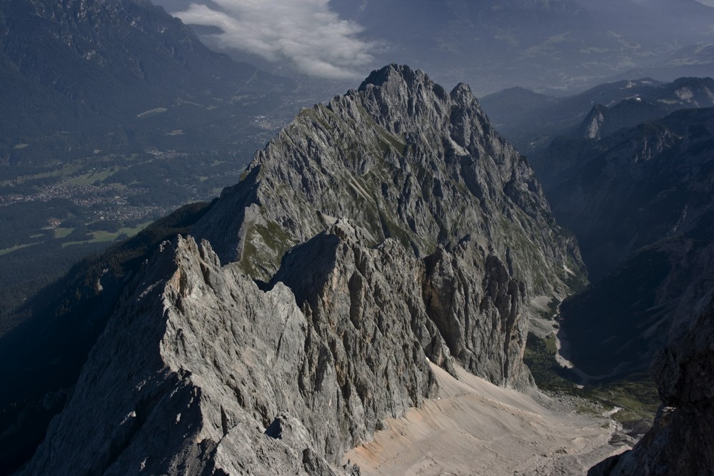 Blick von der Zugspitze