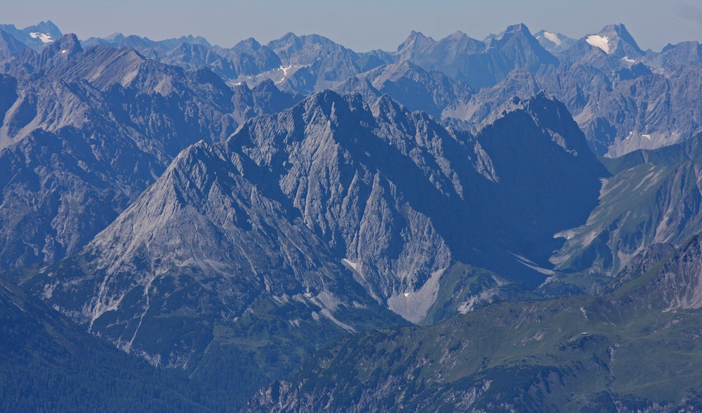 Blick von der Zugspitze