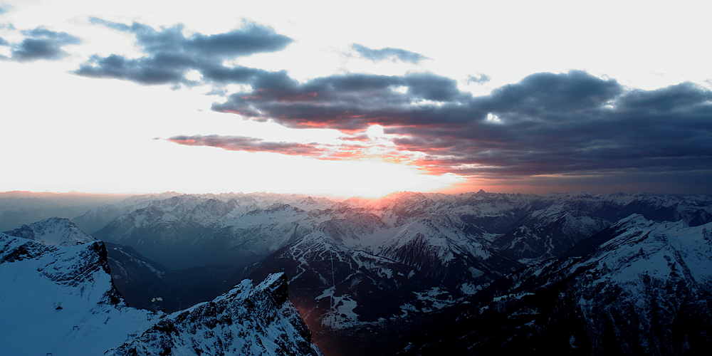 Blick von der Zugspitze