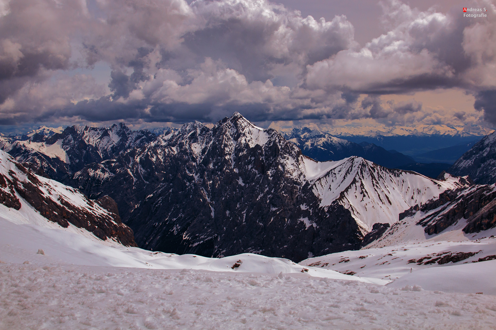 Blick von der Zugspitze