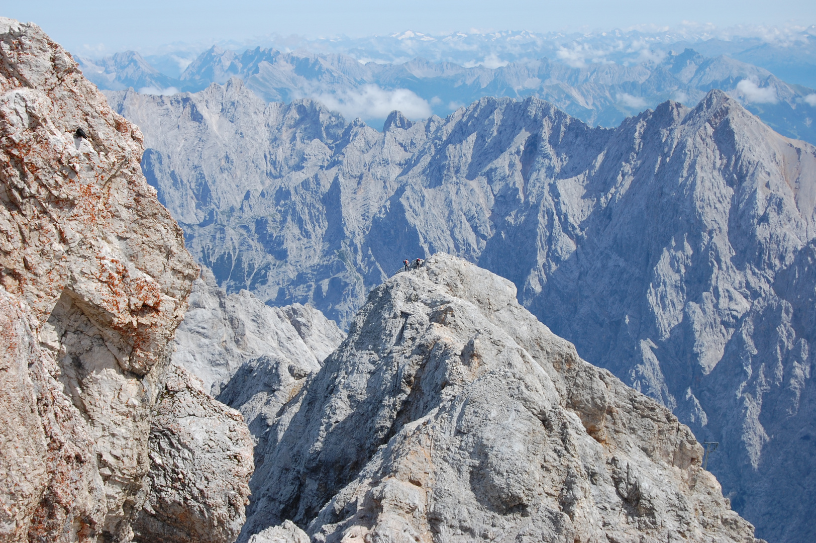 Blick von der Zugspitze