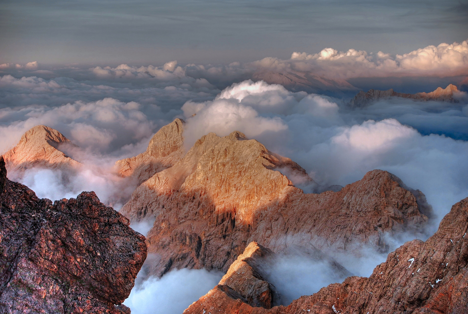 Blick von der Zugspitze