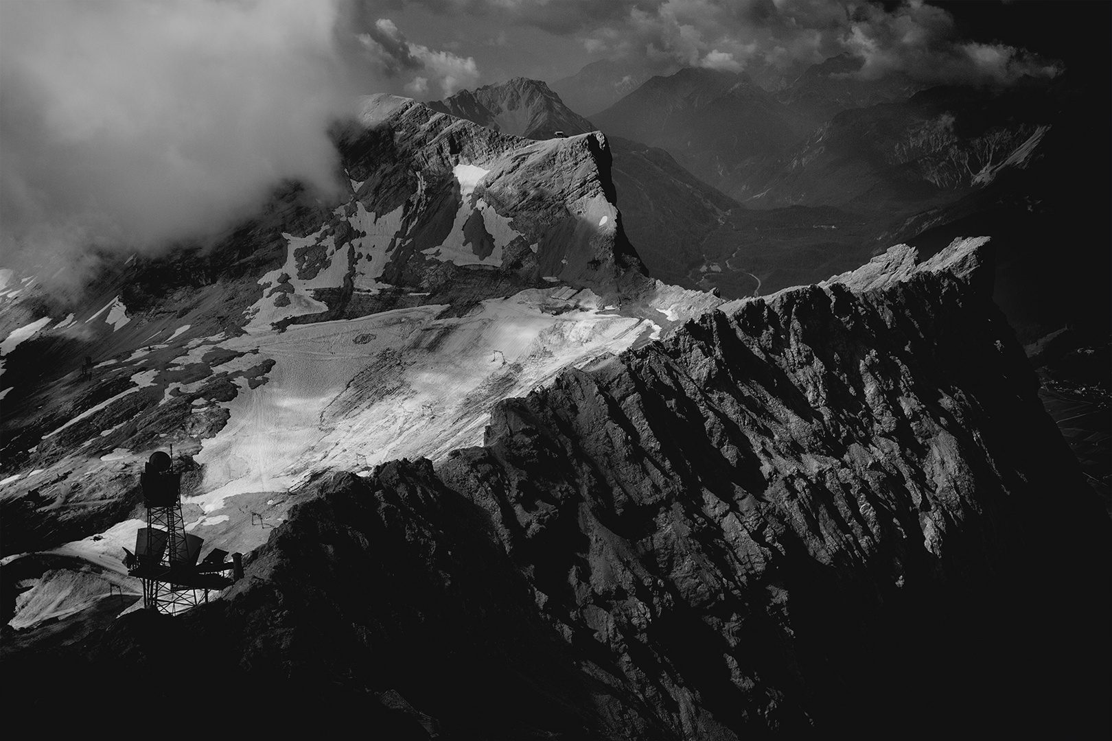 Blick von der Zugspitze