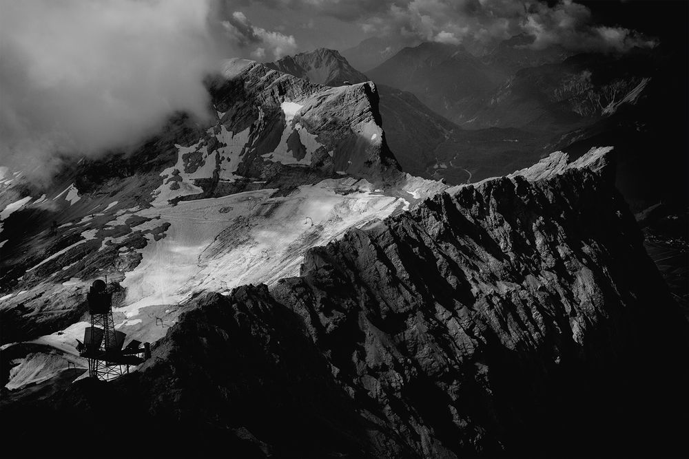 Blick von der Zugspitze