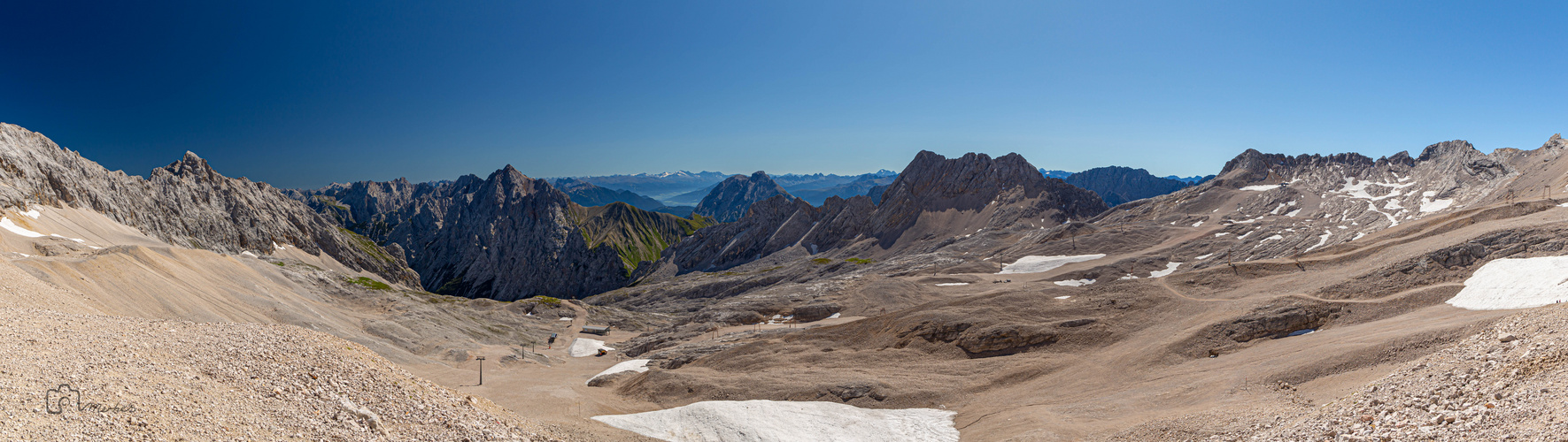 Blick von der Zugspitze