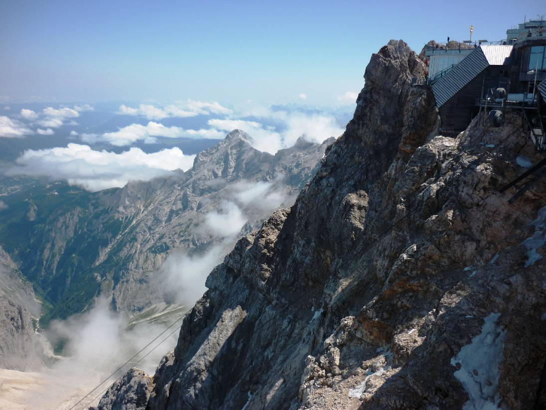 Blick von der Zugspitze