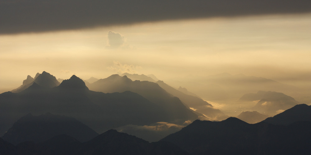 Blick von der Zugspitze