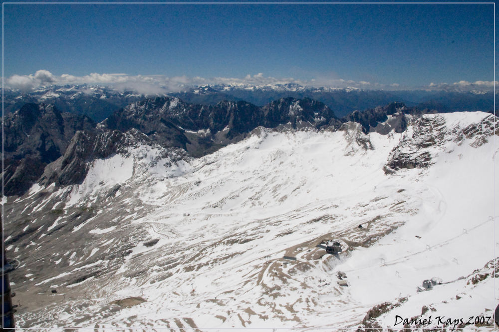 Blick von der Zugspitze