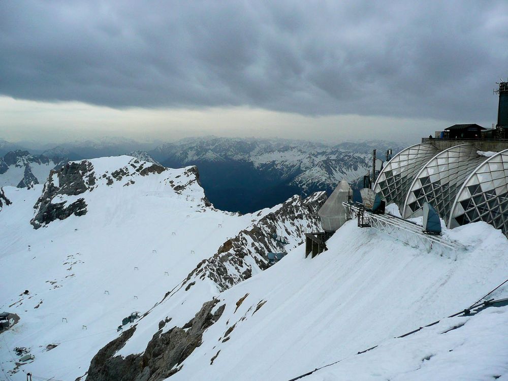 Blick von der Zugspitze