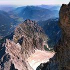 Blick von der Zugspitze ins Werdenfelser Land