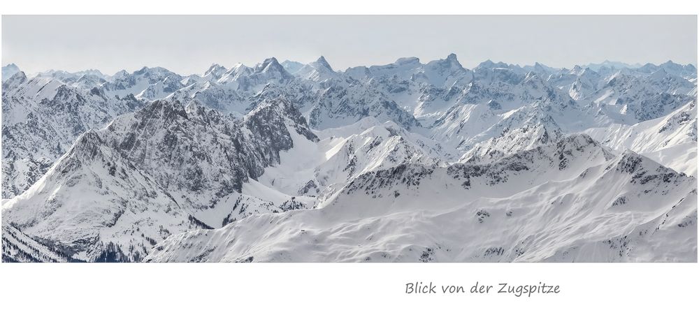 Blick von der Zugspitze (reload) 2. Version