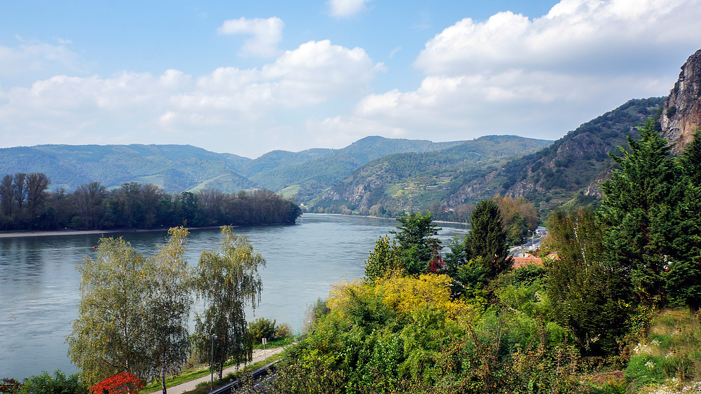 Blick von Dürnstein Donauaufwärts....