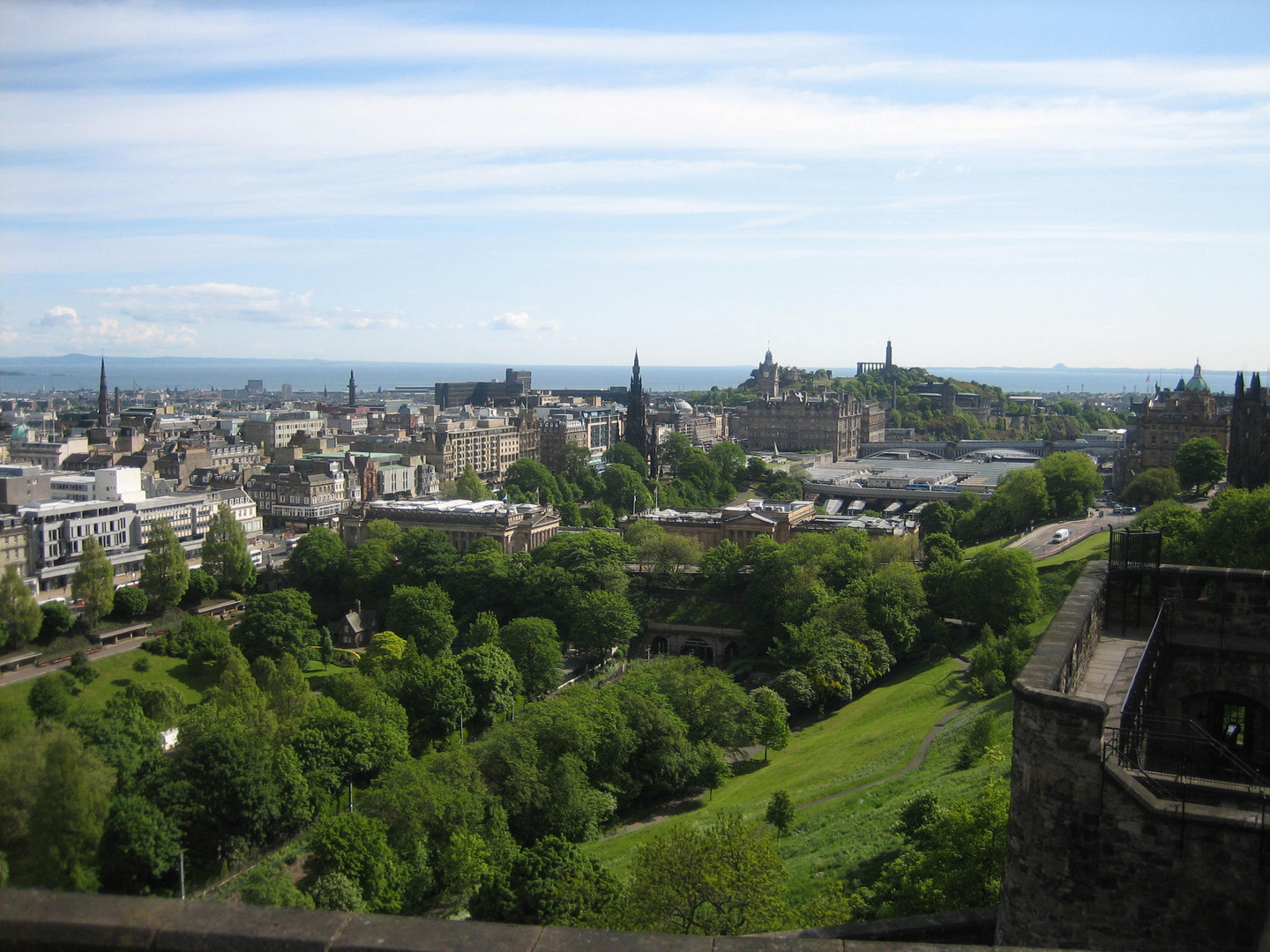 Blick von Eddingburgh Castle