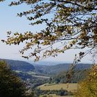 Blick von Eggekammm (Teutoburgerwald) auf den Eisenbahnviadukt in Altenbeken (Kreis Paderborn)