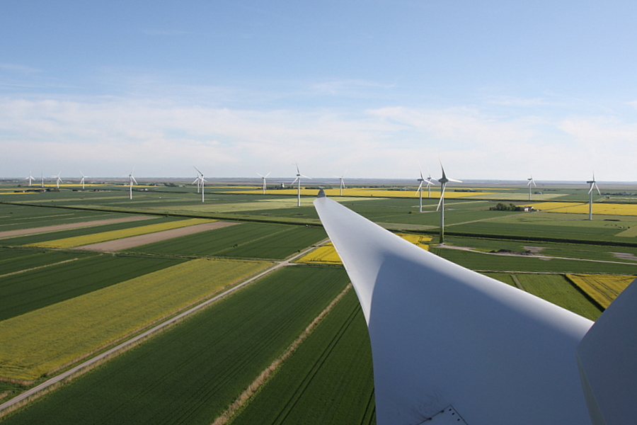 Blick von einer ENERCON E-70