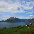 Blick von Elgol auf die Cuillins