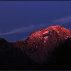 Blick von Engedey zum "Hoher Göll" und Kehlstein(haus)