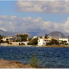 Blick von Es Mal Pas über die Bucht von Pollensa in Richtung Tramuntana