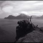 Blick von Eysturoy nach Kalsoy (Faeroer)