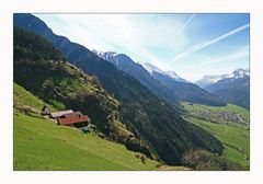 Blick von Farst ins hintere Ötztal und nach Umhausen